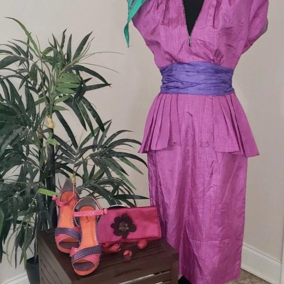 Barbara Barbara Dresses & Skirts - BB Collections Barbara Barbara 80s Vintage Rhinest
